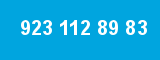 923 112 89 83 923 112 89 83